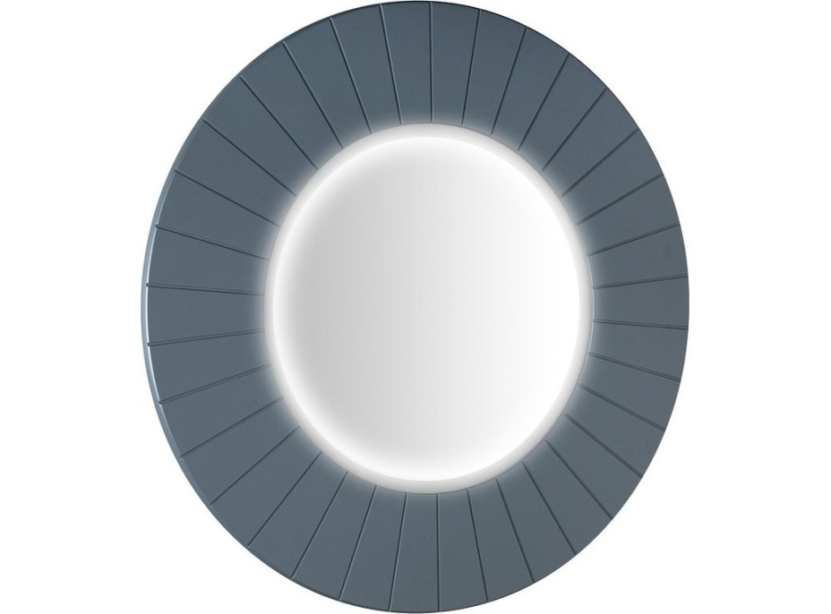 Sapho LUMIRO STRIP kulaté zrcadlo s LED osvětlením v rámu ø 75cm, siena LR750-4242S