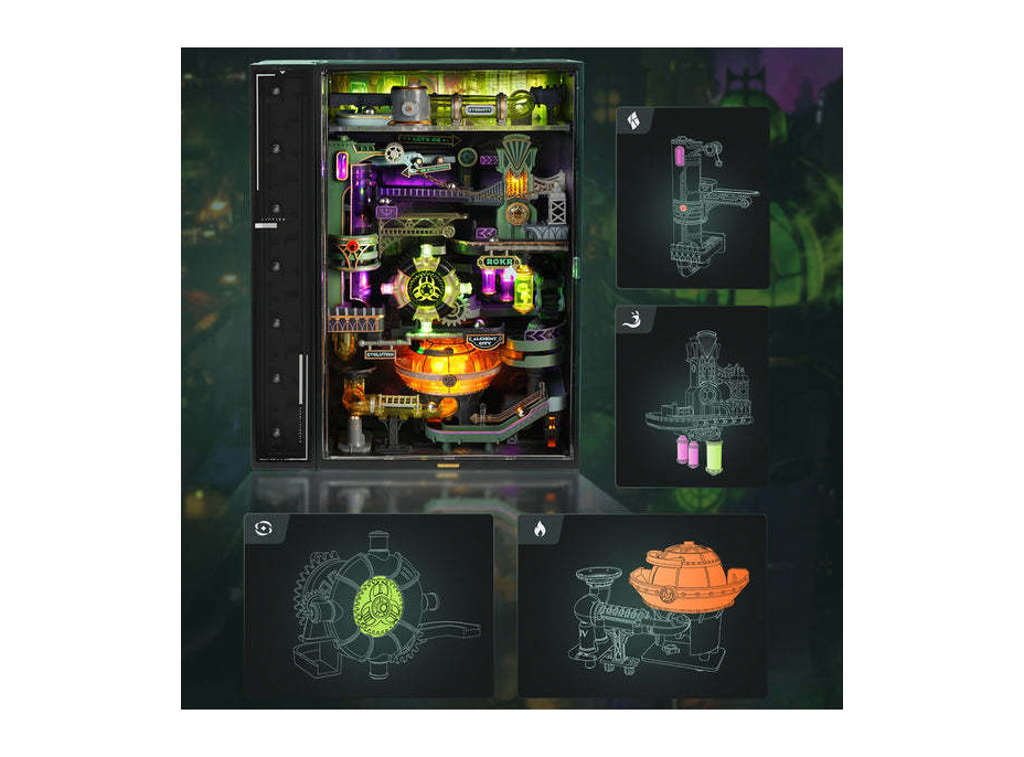 RoboTime 3D mechanická skládačka kuličkové dráhy Město alchymie