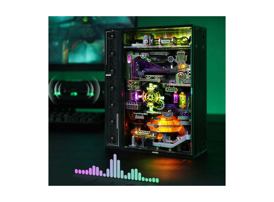 RoboTime 3D mechanická skládačka kuličkové dráhy Město alchymie