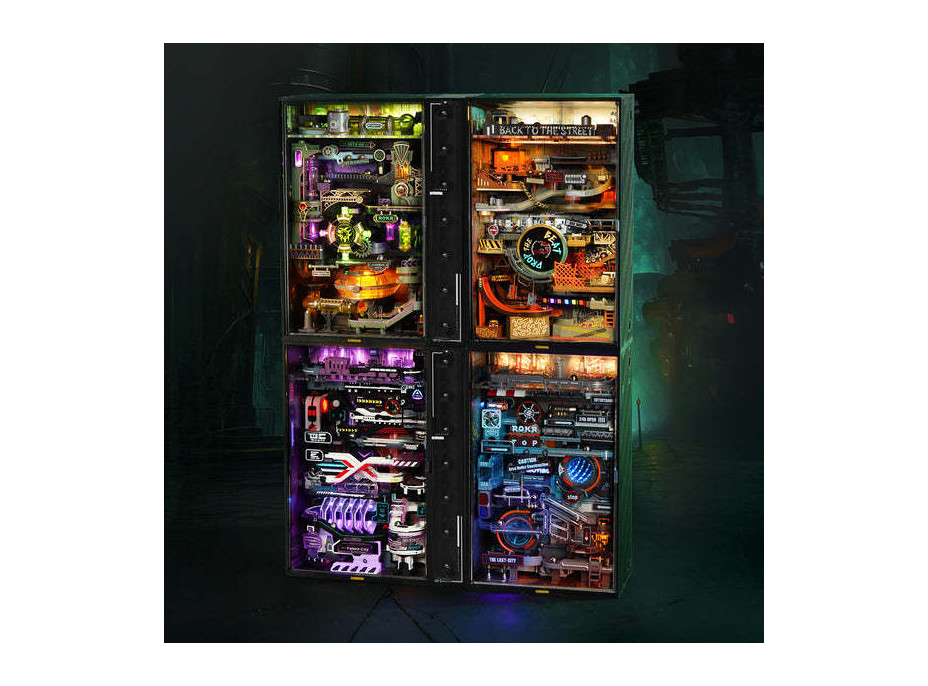 RoboTime 3D mechanická skládačka kuličkové dráhy Město alchymie