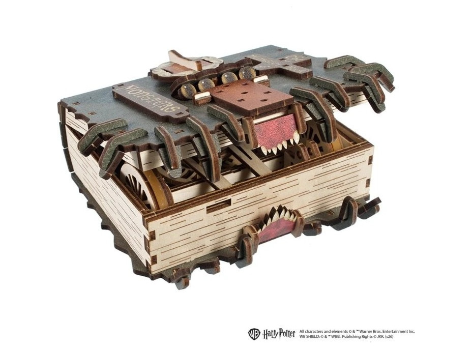 Ugears 3D dřevěná mechanická skládačka Harry Potter The Monster Book of Monsters