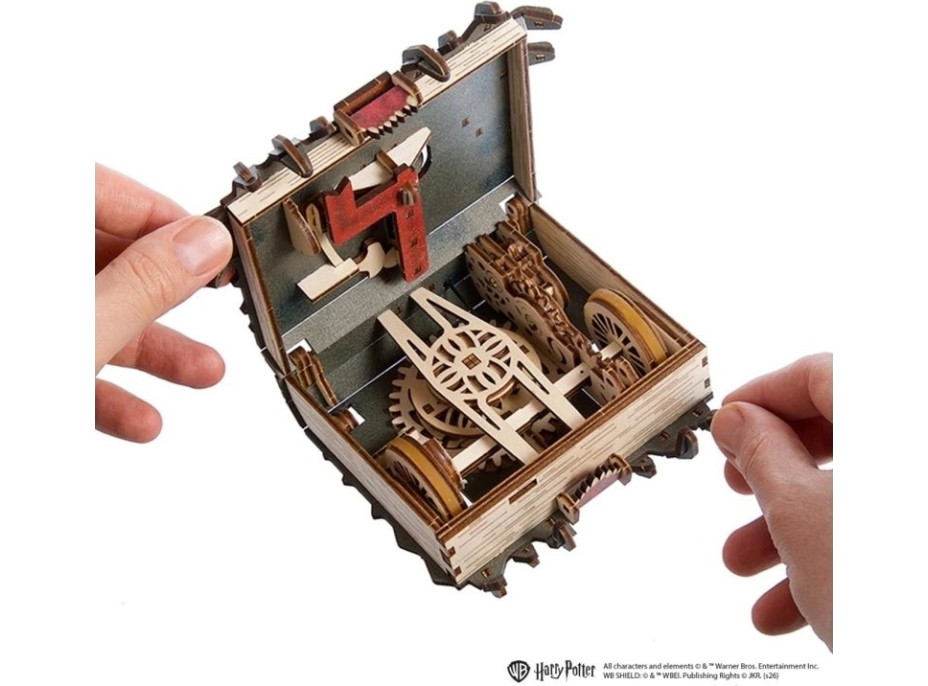 Ugears 3D dřevěná mechanická skládačka Harry Potter The Monster Book of Monsters