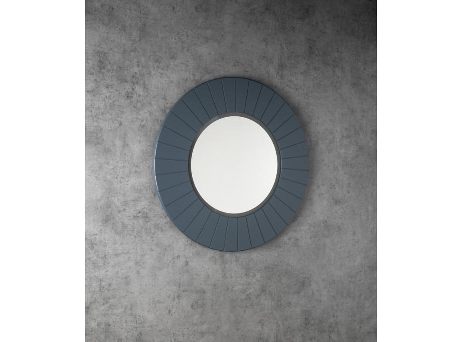 Sapho LUMIRO STRIP kulaté zrcadlo s LED osvětlením v rámu ø 75cm, siena LR750-4242S