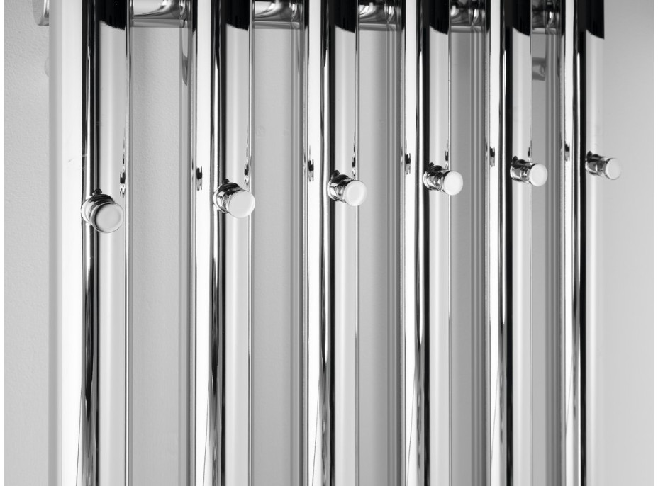 Sapho PILON otopné těleso 418x1800mm, se šesti háčky pro ručník, chrom IZ130T