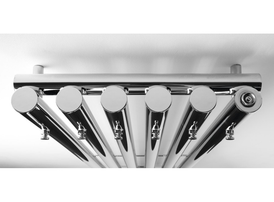 Sapho PILON otopné těleso 418x1800mm, se šesti háčky pro ručník, chrom IZ130T