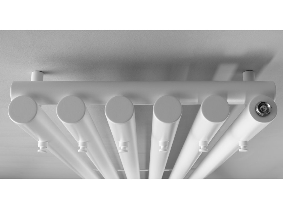 Sapho PILON otopné těleso 418x1800mm, se šesti háčky pro ručník, bílá mat IZ131T