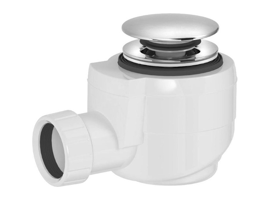 Polysan Vanová výpust DN40, click-clack, chrom 71714