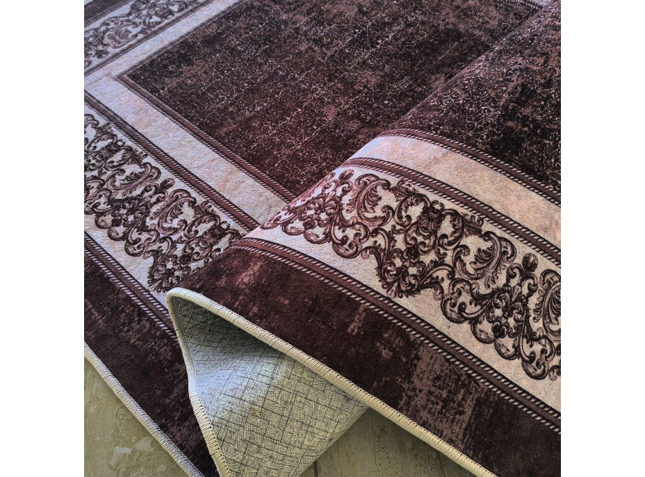 Kusový koberec HONOR New - Trim - hnědý