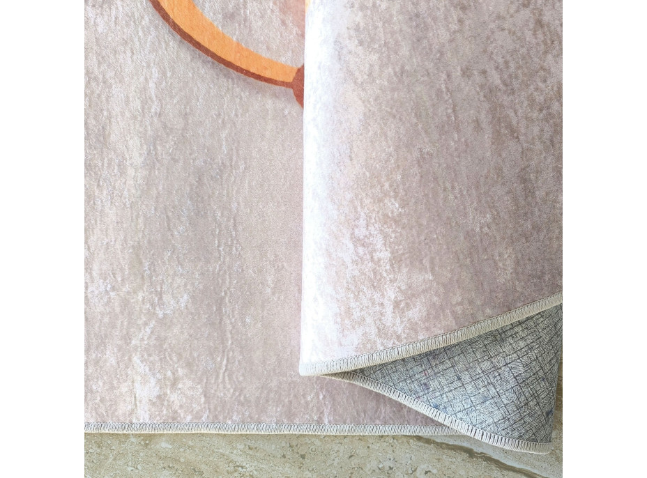 Dětský kusový koberec HONOR New - Lev - šedý