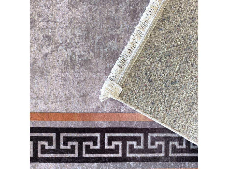 Kusový koberec HONOR New - Greek - hnědý