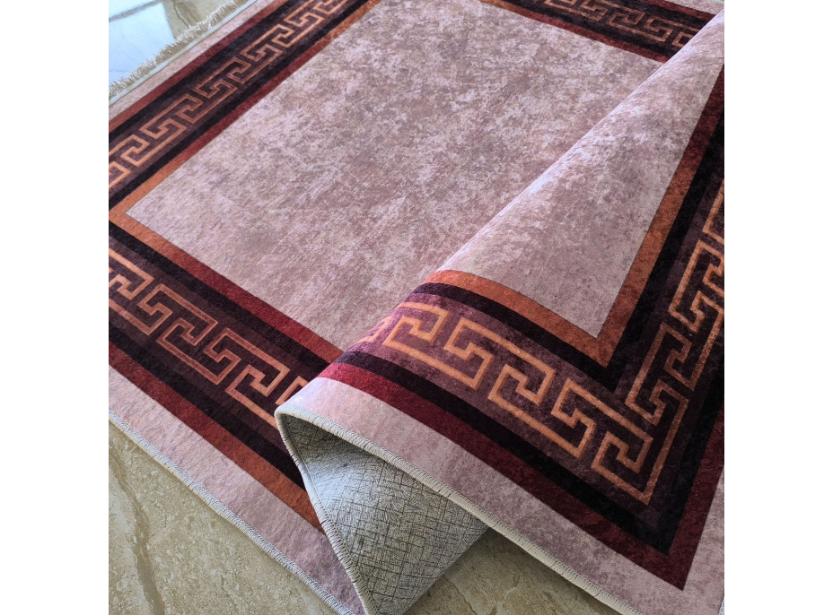 Kusový koberec HONOR New - Greek - červený