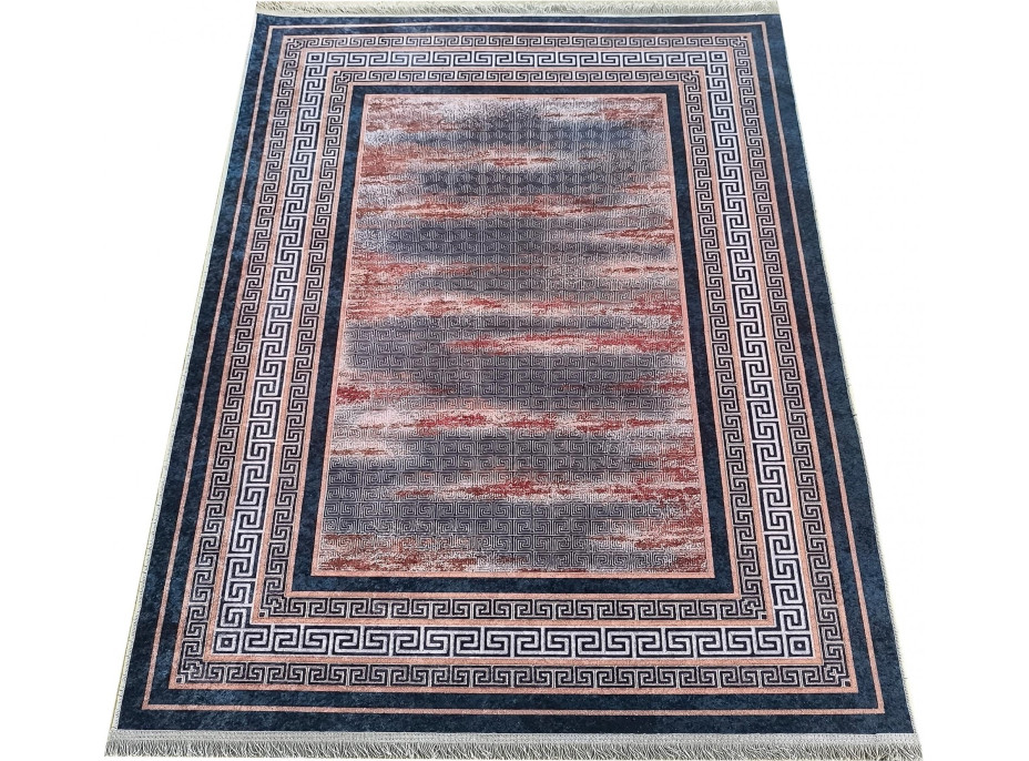 Kusový koberec HONOR New - Greece - tmavě modrý/červený