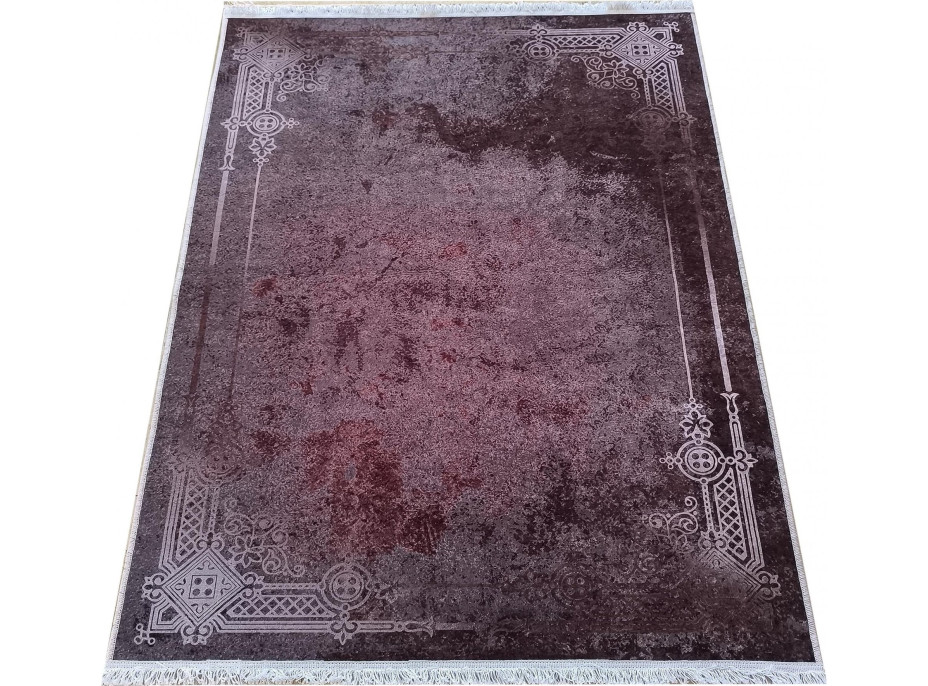 Kusový koberec HONOR New - Edge - tmavě červený