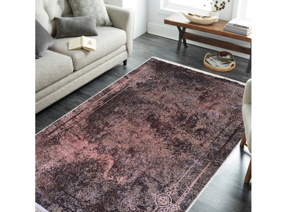 Kusový koberec HONOR New - Edge - hnědý