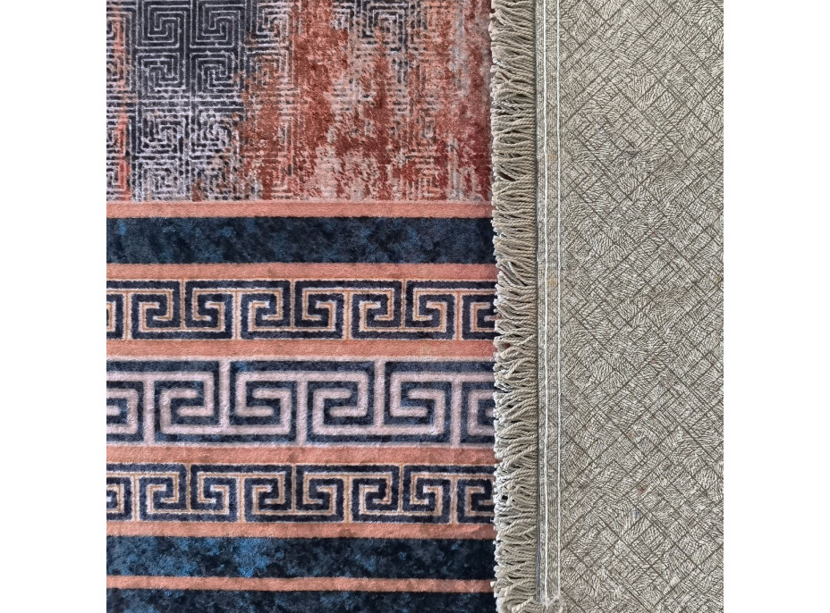 Kusový koberec HONOR New - Greece - tmavě modrý/červený