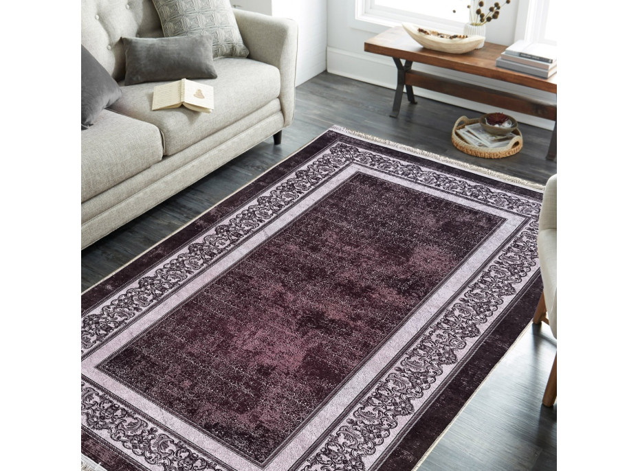 Kusový koberec HONOR New - Trim - hnědý