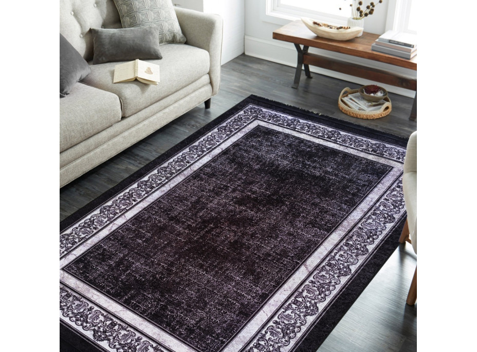 Kusový koberec HONOR New - Trim - tmavě šedý