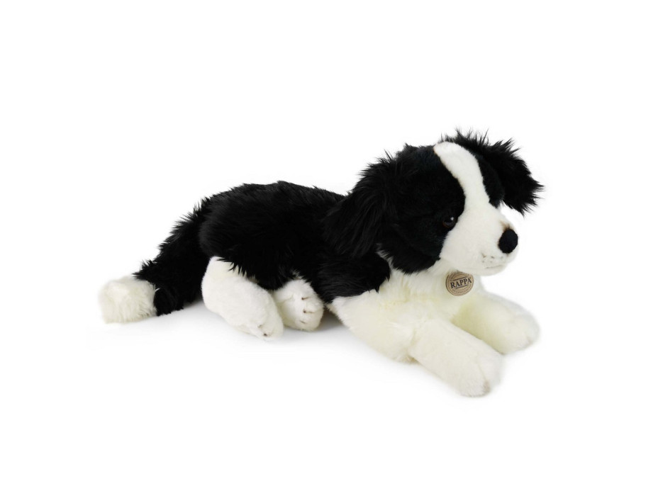 Rappa Plyšový pes border kolie ležící 45 cm ECO-FRIENDLY
