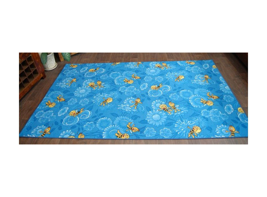 Dětský koberec MÁJA modrý, dětské koberce