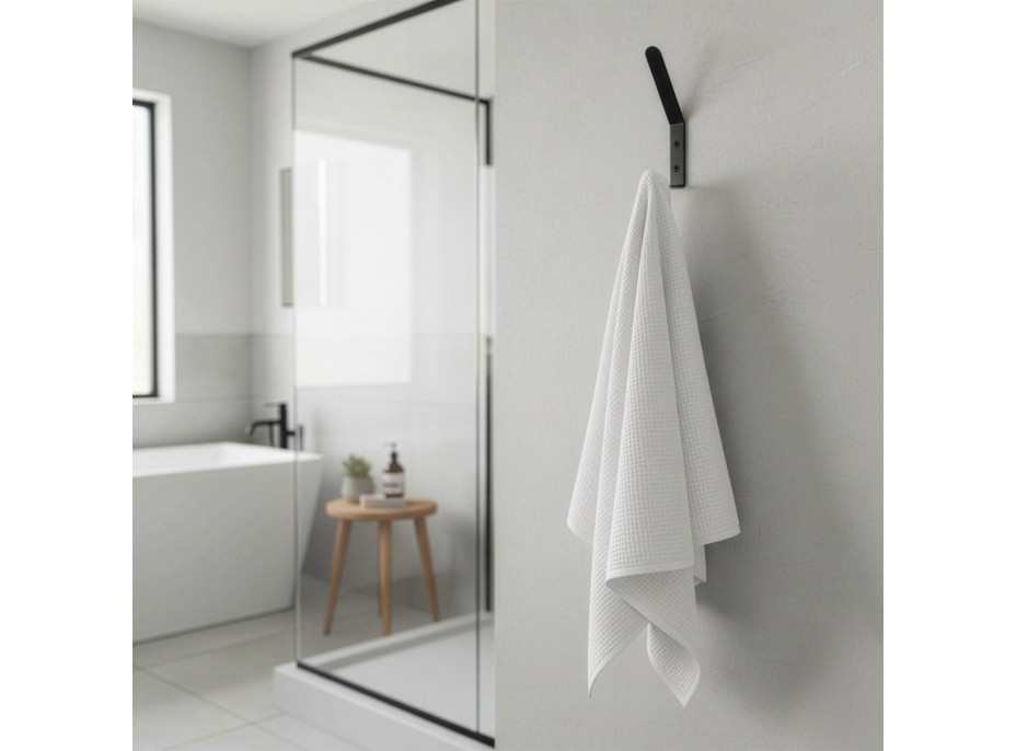 Sada kovových háčků FLORO 5 ks - černá