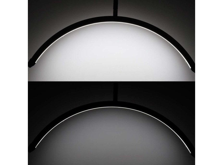 Kosmetická bezstínová LED lampa - černá