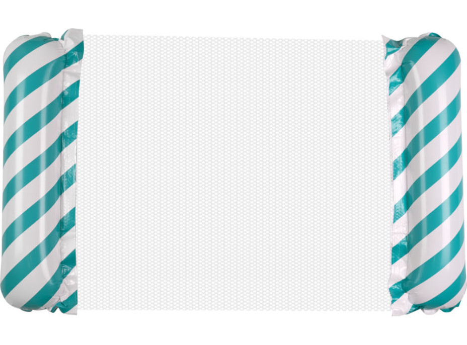 Nafukovací plážová matrace houpací síť vodní lehátko křeslo bazén modrá