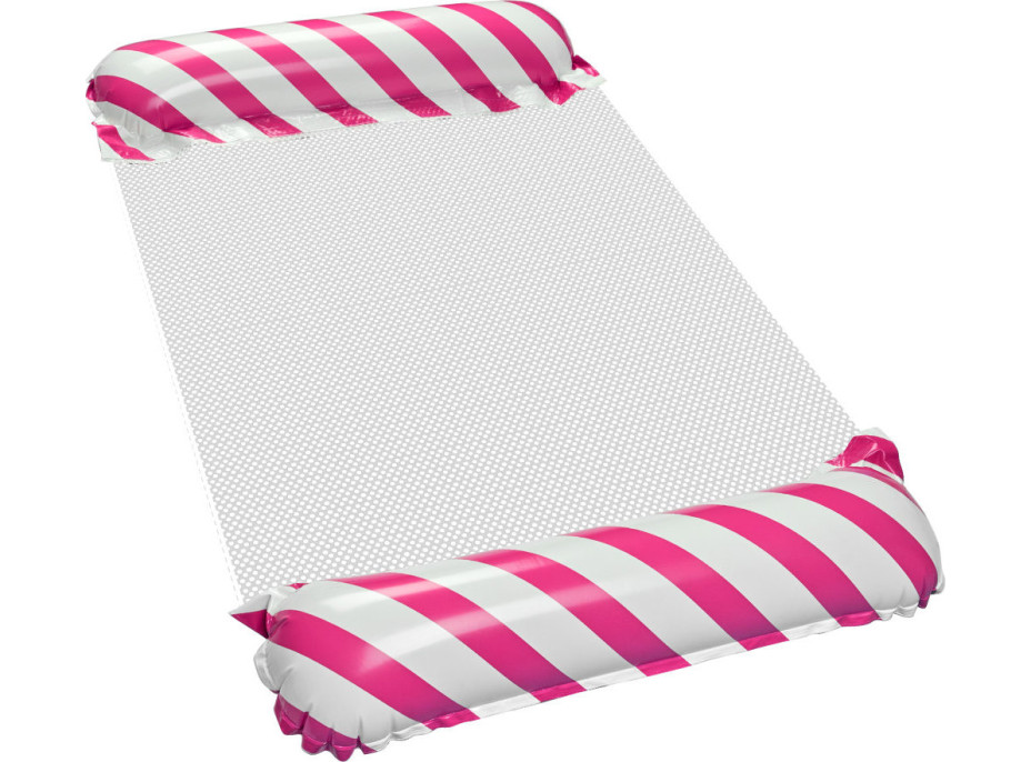 Nafukovací plážová matrace - bazénové křeslo - růžové