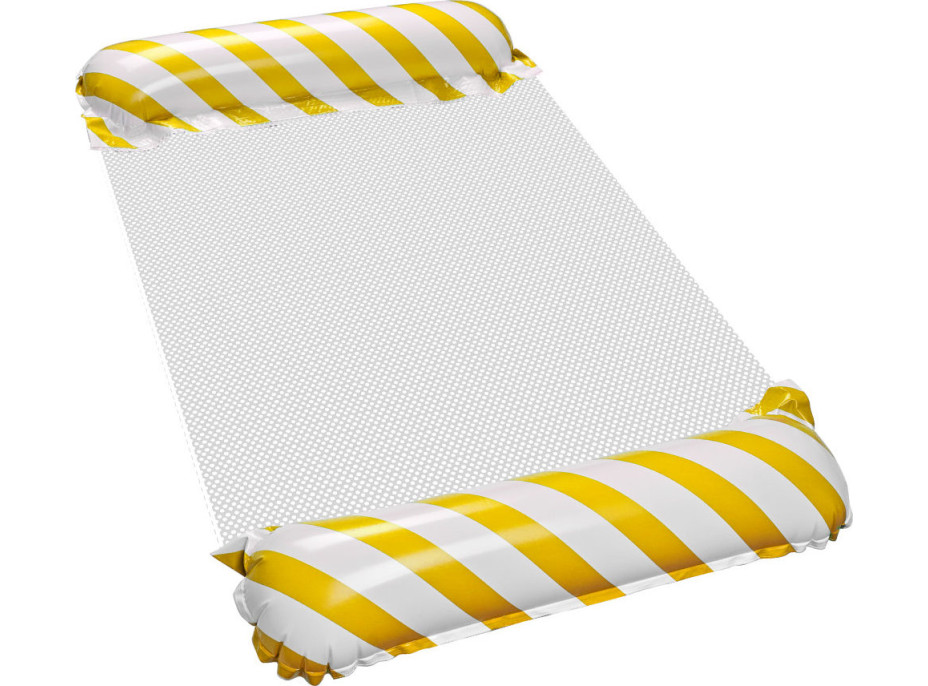 Nafukovací plážová matrace - bazénové křeslo - žluté