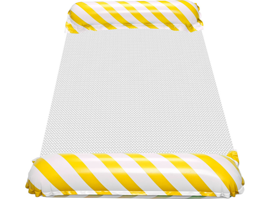 Nafukovací plážová matrace - bazénové křeslo - žluté