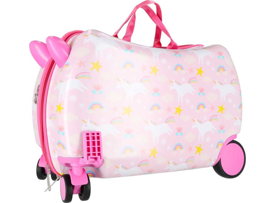Dětský cestovní kufr na kolečkách - Jednorožec