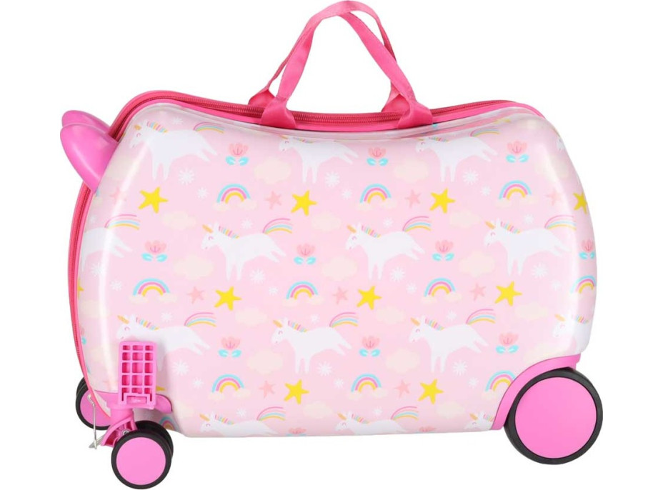Dětský cestovní kufr na kolečkách - Jednorožec
