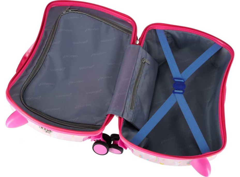 Dětský cestovní kufr na kolečkách - Jednorožec