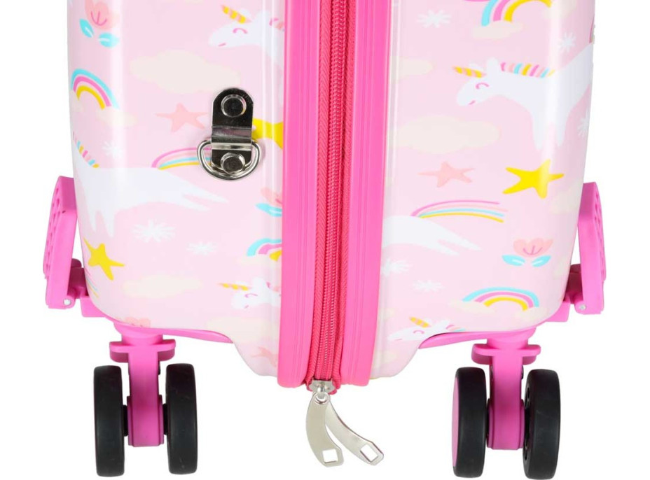 Dětský cestovní kufr na kolečkách - Jednorožec