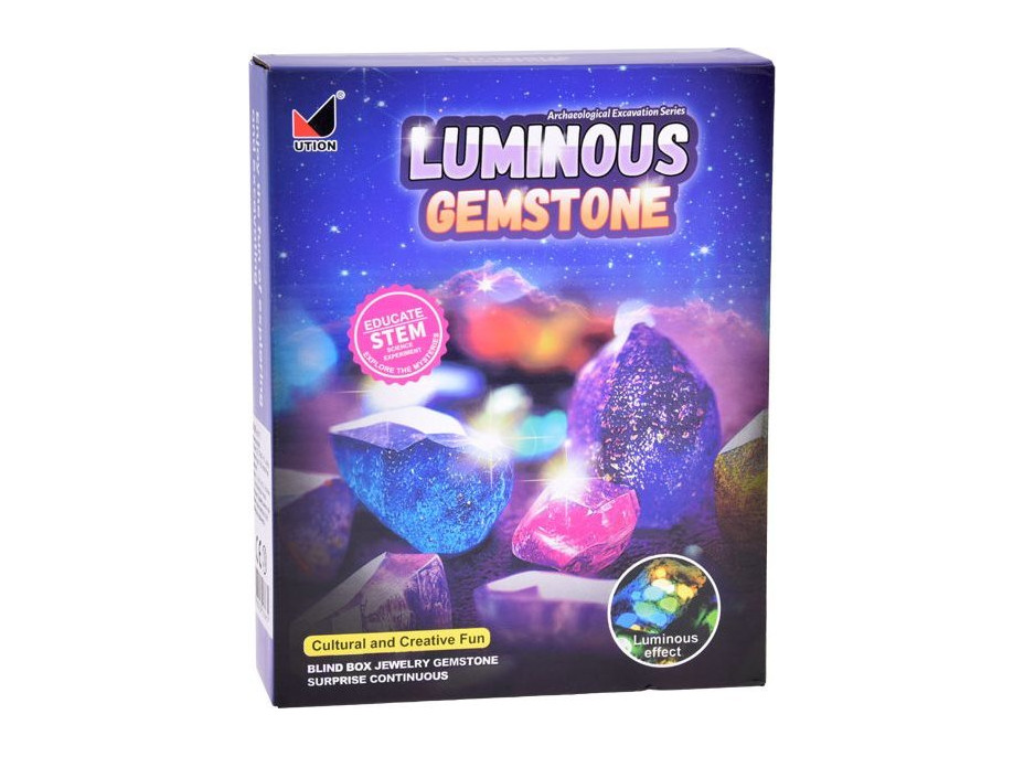 JOKOMISIADA Archeologická sada: Hledání svítících (fluorescenčních) kamenů