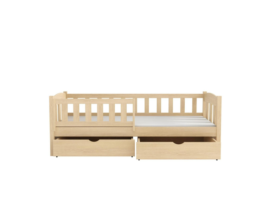 Dětská postel z masivu borovice BEN se šuplíky - 180x80 cm
