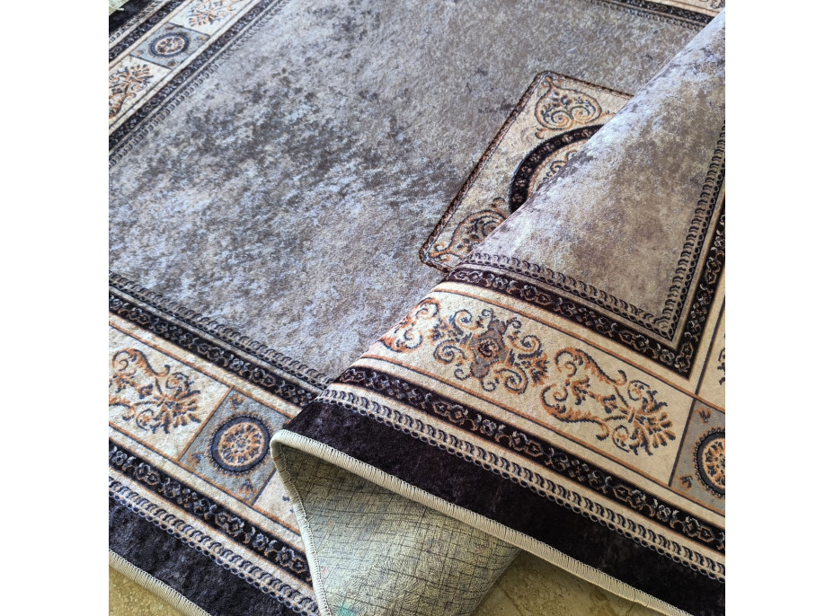 Kusový koberec HONOR New - Tile - šedý