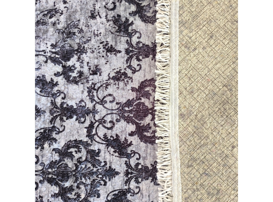 Kusový koberec HONOR New - Baroque - tmavě šedý/šedý