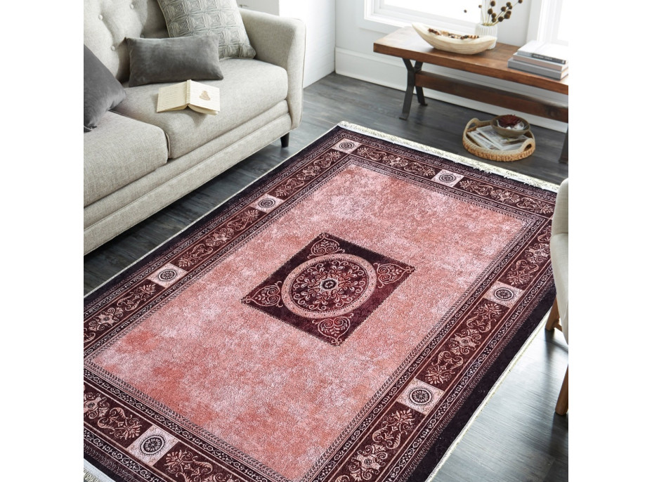 Kusový koberec HONOR New - Tile - červený