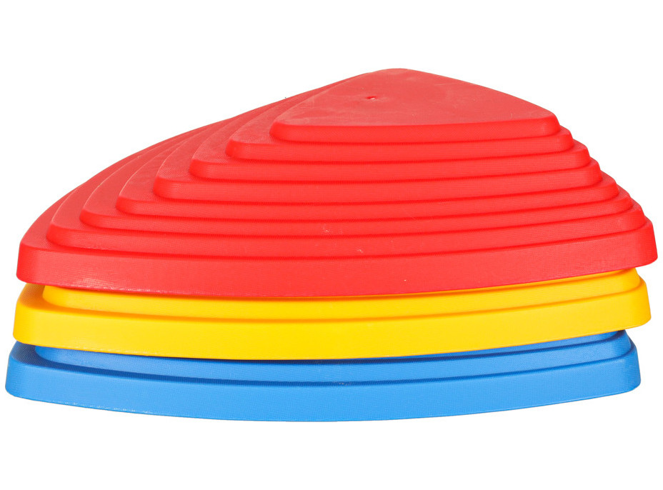 Senzorická Montessori stezka Říční kameny pro trénink rovnováhy 11 prvků - barevná