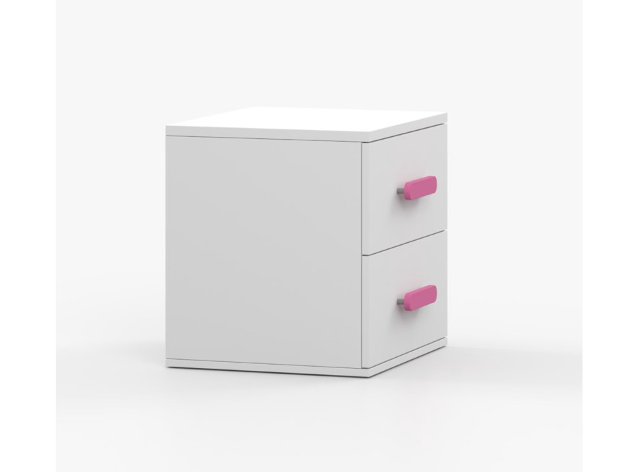 Noční stolek SMYK - bílý (více variant)