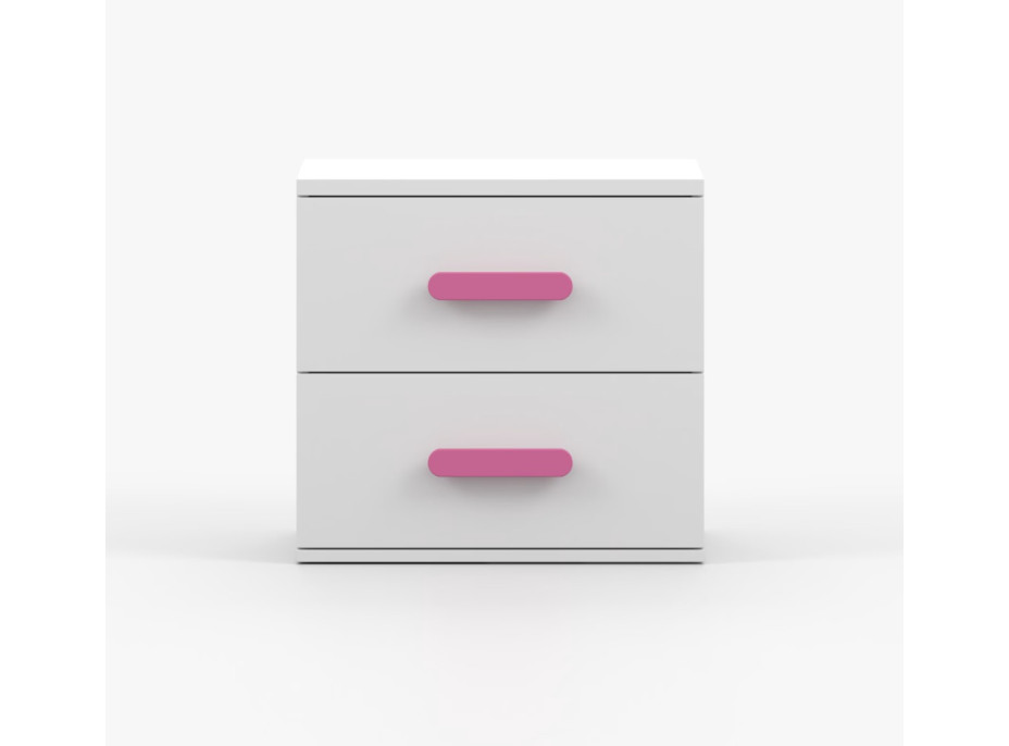 Noční stolek SMYK - bílý (více variant)