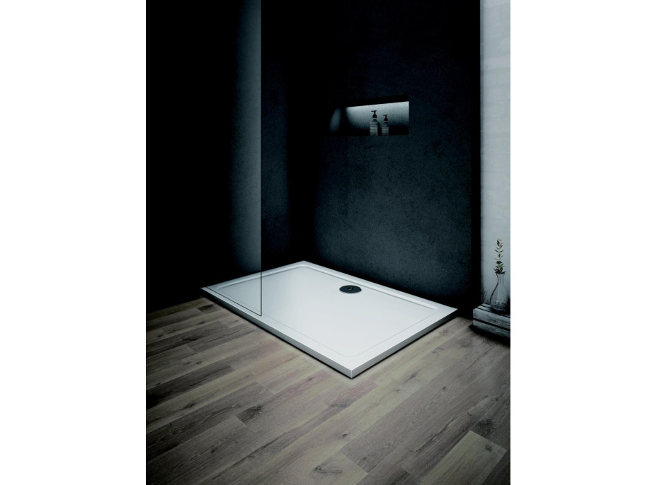 Obdelníková mramorová sprchová vanička VENETS - 150x90 cm