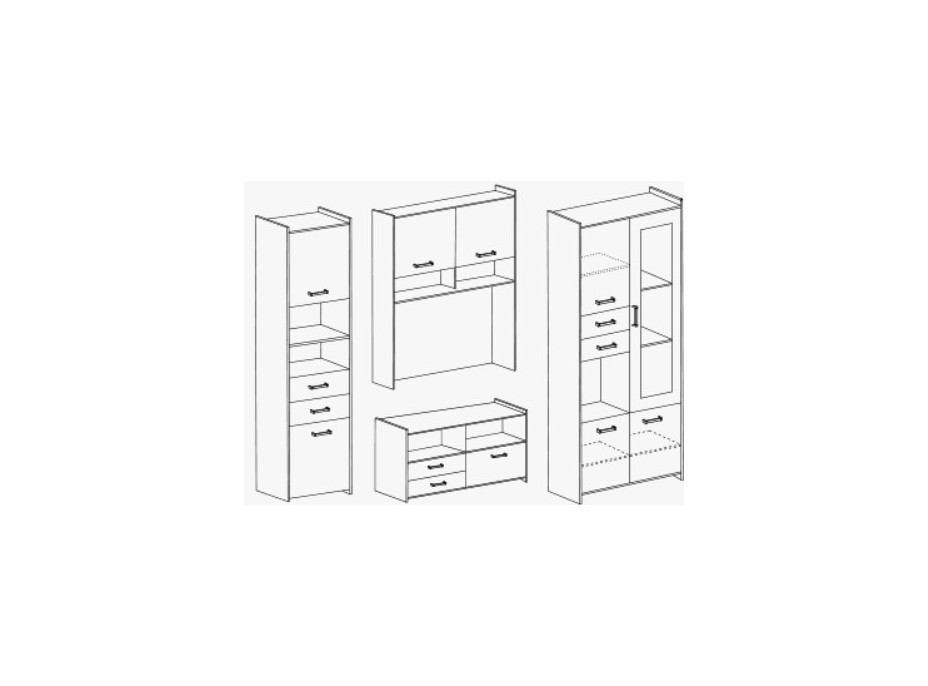 Obývací stěna MIRRAGE Mini