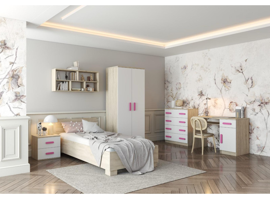 Postel SMYK 200x90 cm - dub sonoma