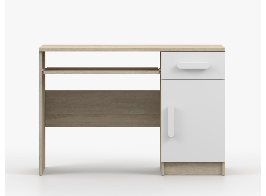 Psací stůl SMYK - dub sonoma/bílý (více variant)