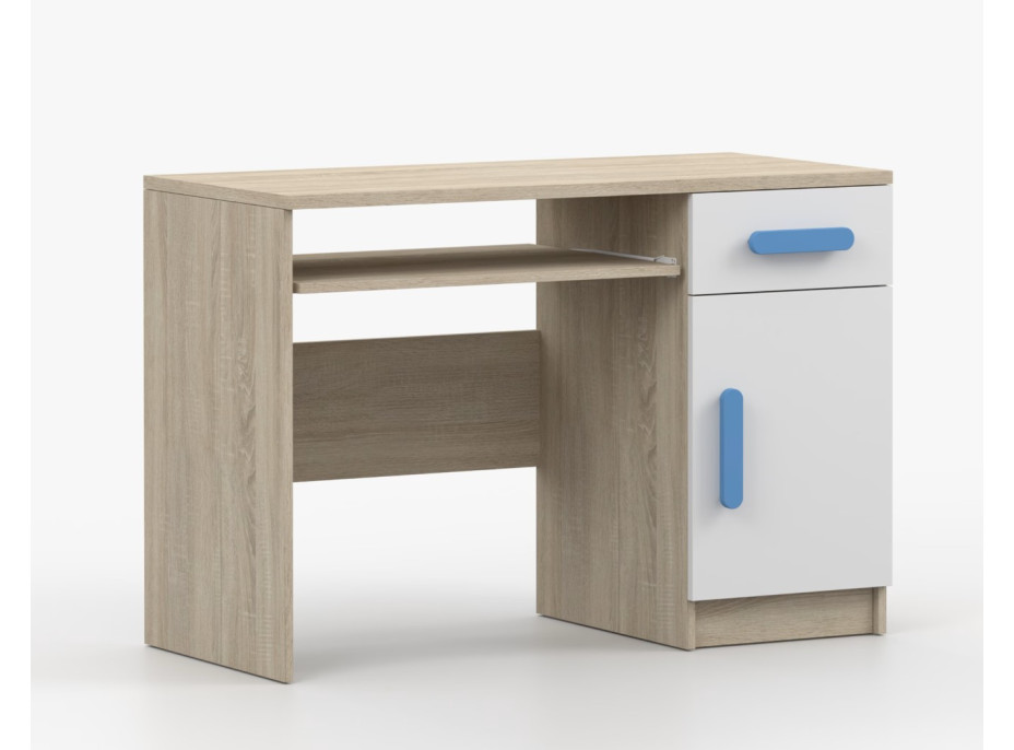 Psací stůl SMYK - dub sonoma/bílý (více variant)
