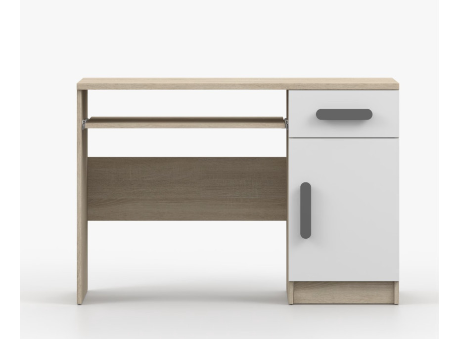 Psací stůl SMYK - dub sonoma/bílý (více variant)