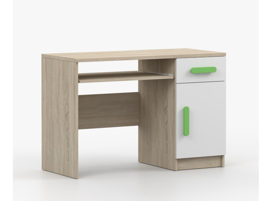 Psací stůl SMYK - dub sonoma/bílý (více variant)