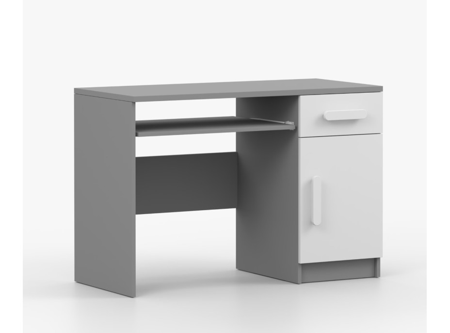Psací stůl SMYK - šedý/bílý (více variant)