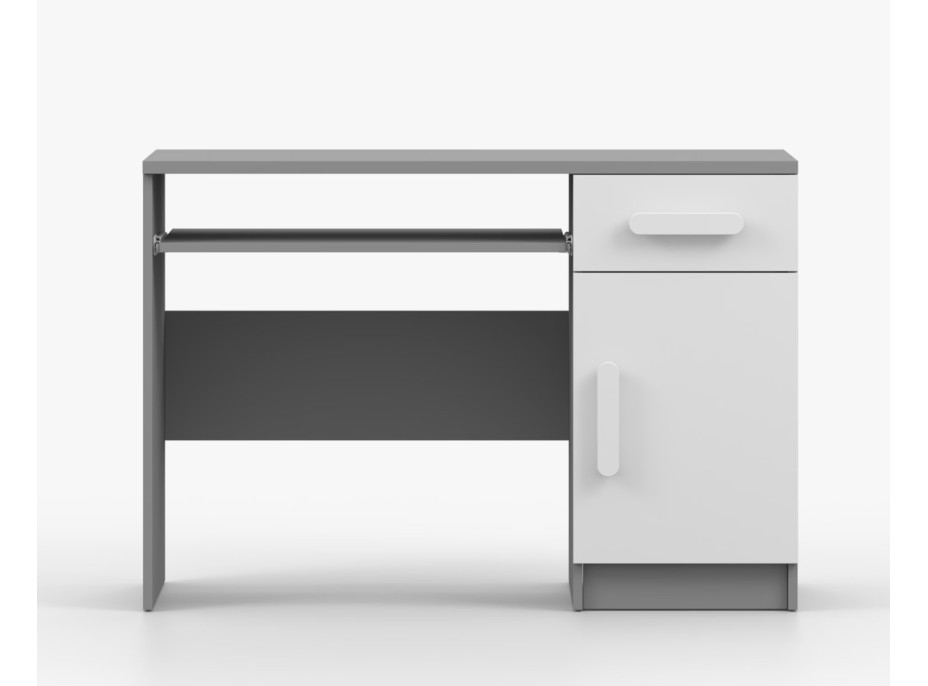 Psací stůl SMYK - šedý/bílý (více variant)